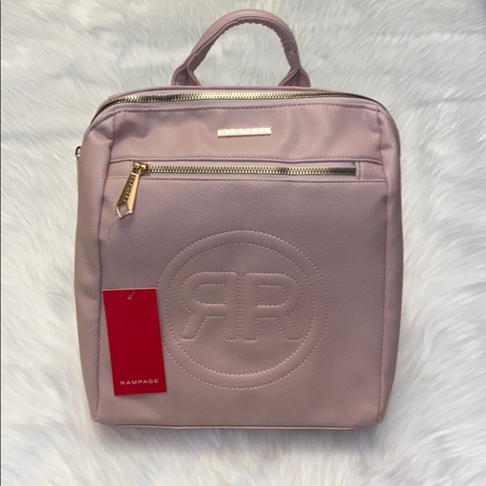 Rampage mini soft pink backpack NWT
